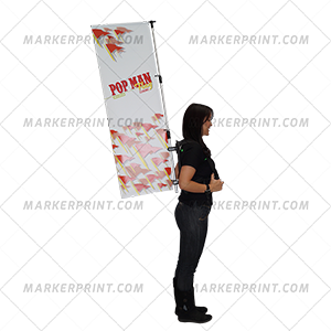 Pop Man Flag Economic