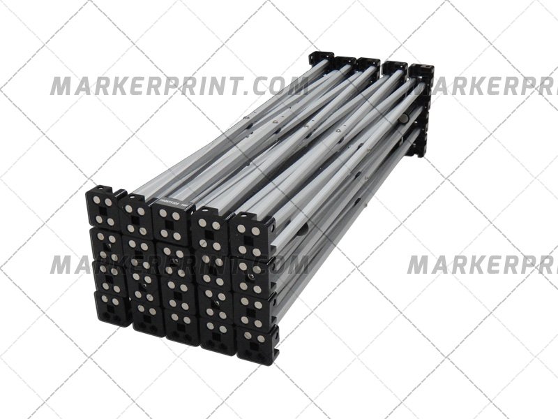 Wall Pop Up Curved Aluminum 04
