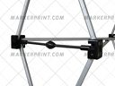 Wall Pop Up Curved Aluminum