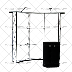 Wall Pop Up 3x3 Curved