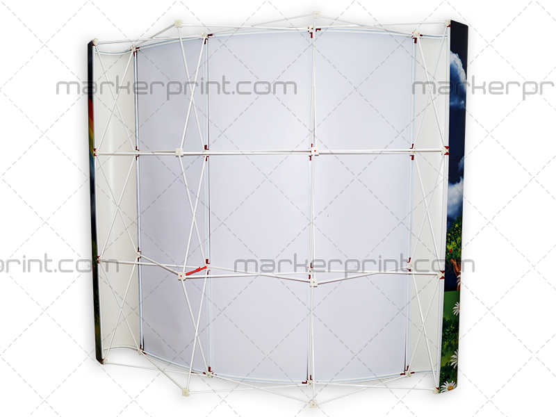 Wall Pop Up Curved 2